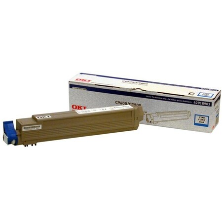 Oki C9600/C9800 Type C7 - Toner Cartridge - Cyan - 15000 Pages - 42918903